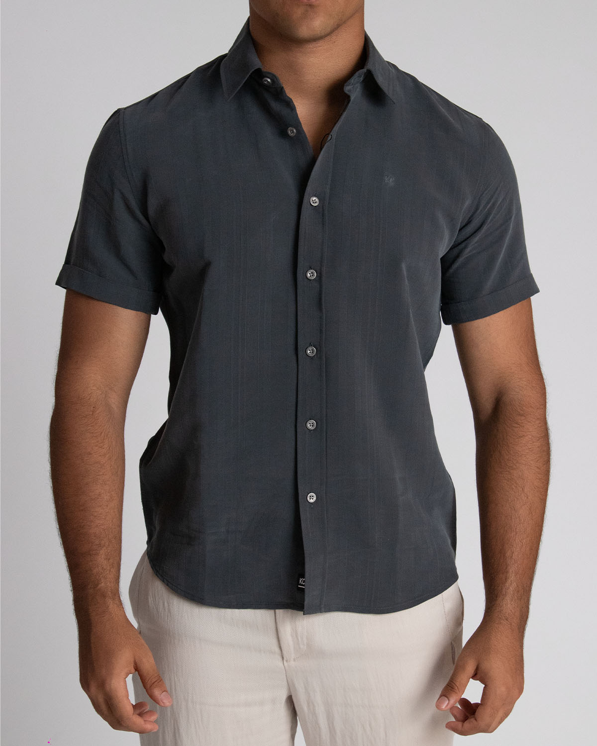 Camisa manga corta navy